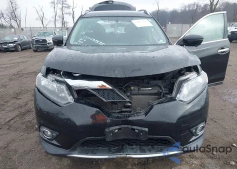 2016 Nissan Rogue Sl из США, поврежденный, VIN 5N1AT2MV5GC739852